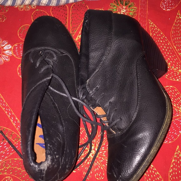 Leather Ankle Booties - Picture 2 of 4